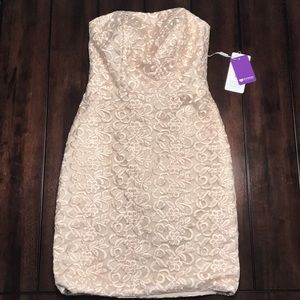 JJs House Dresses - NWT JJs House Champagne Cocktail Dress JJs House Dresses - NWT JJs House Champagne Cocktail Dress